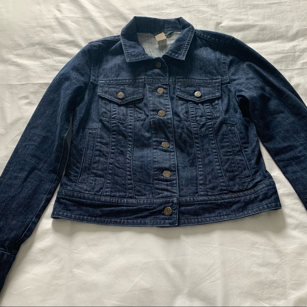 EUC! J.Crew Denim Cropped Jacket